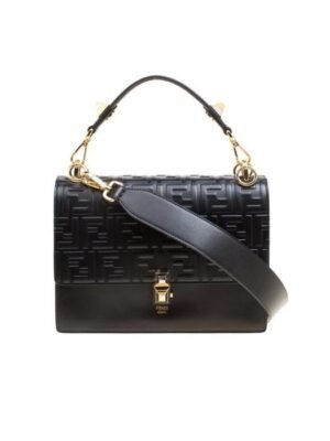 Fendi Logo Embossed Top Handle