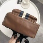 Coach Stripe Leather Backpack