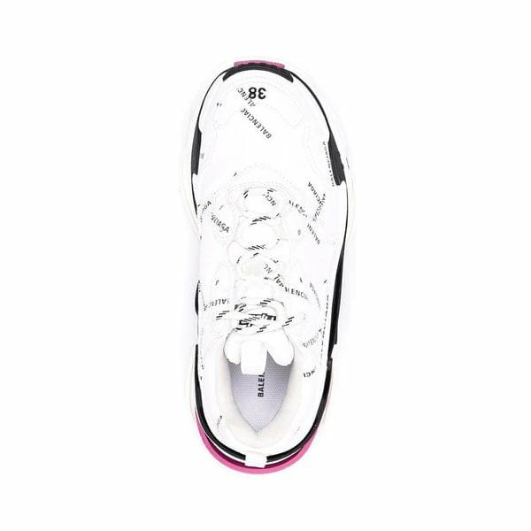 Balenciaga All Over Logo Triple S Trainers