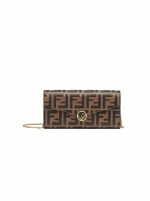 Fendi Long Wallet on Chain FF Logo