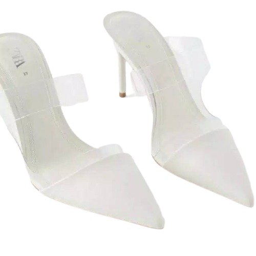 Vinyl Mules Heels