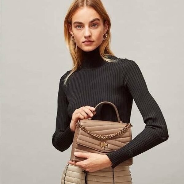 Tory Burch Kira Chevron Top Handle Satchel