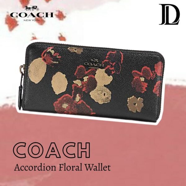 Accordion Floral wallet