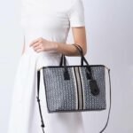Tory Burch Gemini Link Canvas Tote Bag