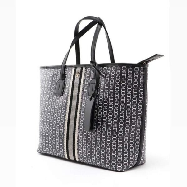 Tory Burch Gemini Link Canvas Tote Bag