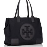 Tory Burch Ella Mini Nylon Tote All Black