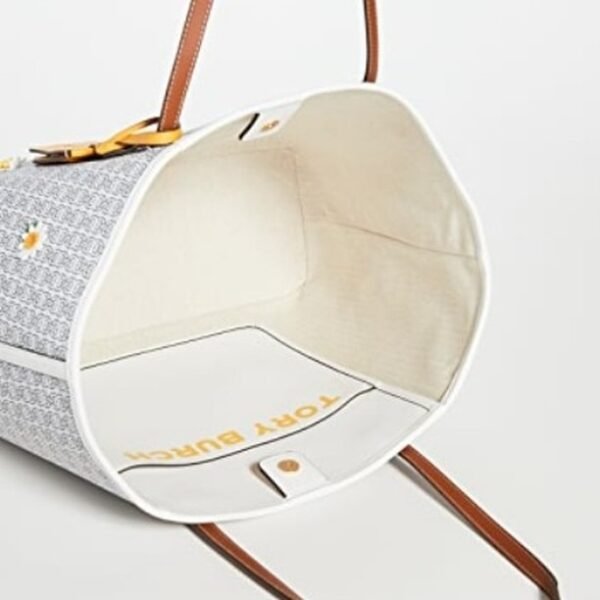 Tory Burch Gemini Link Canvas Applique Tote Bag