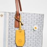 Tory Burch Gemini Link Canvas Applique Tote Bag