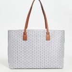 Tory Burch Gemini Link Canvas Applique Tote Bag