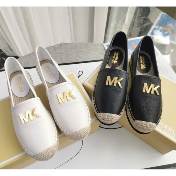 Michael Kors Espadrille Logo Gold loafers