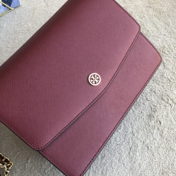 Tory Burch Robinson Convertible Shoulder Bag Red