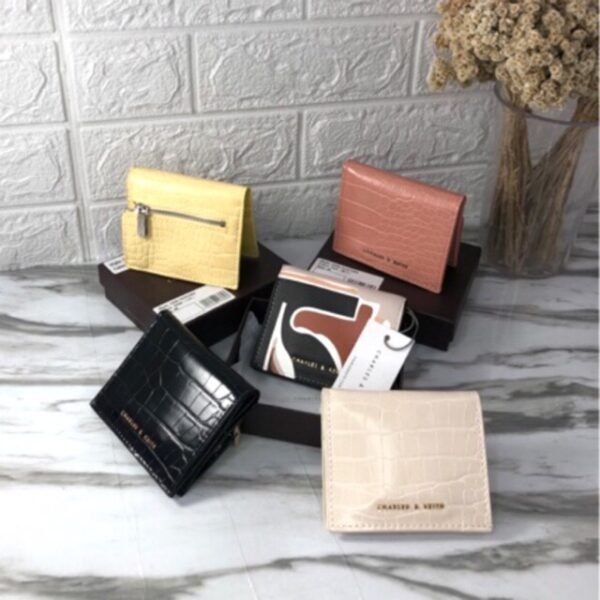 Printed Mini Short Wallet Croco