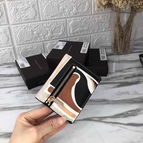Printed Mini Short Wallet Croco