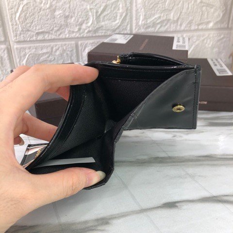 Printed Mini Short Wallet Croco