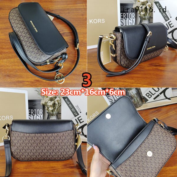 Michael Kors Signature Beford Large Flap Crossbody Bag
