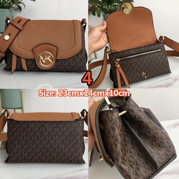 Michael Kors Signature Bowery Medium Crossbody Bag