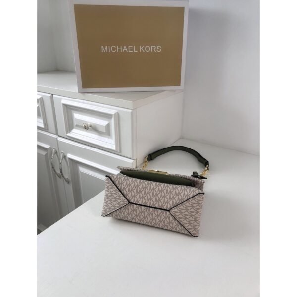 Michael Kors Cece Medium Logo and Leather Shoulder Bag