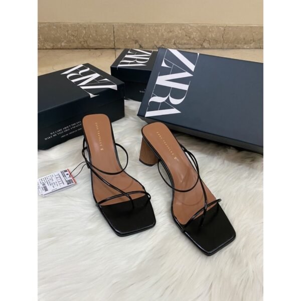 Zara Slingback Wooden Heels