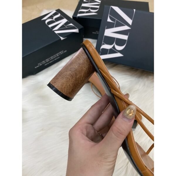 Zara Slingback Wooden Heels