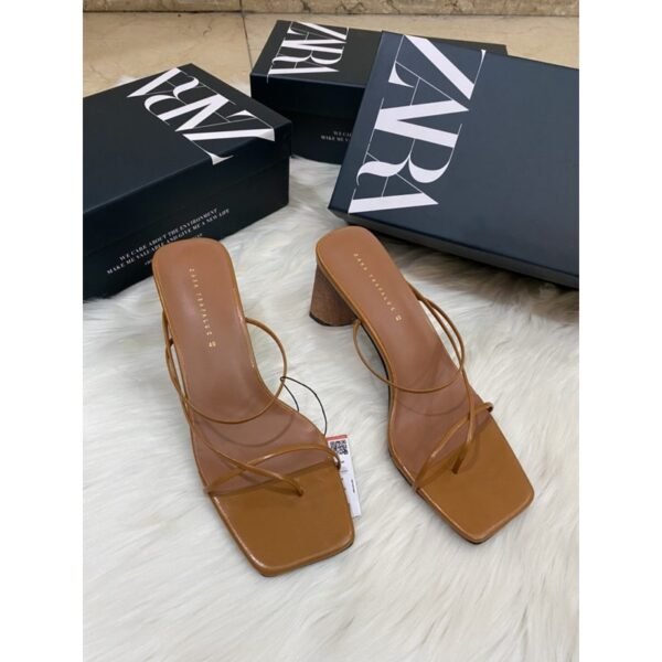 Zara Slingback Wooden Heels