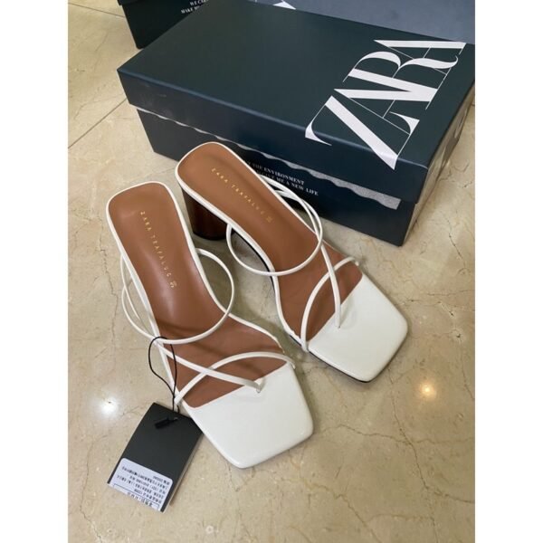 Zara Slingback Wooden Heels