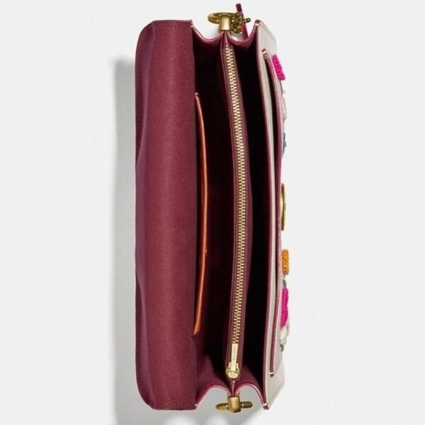 Coach Signature Floral Embroidery Tabby Shoulder Bag