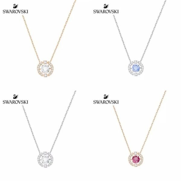 Swarovski Sparkling Dance Round Necklace
