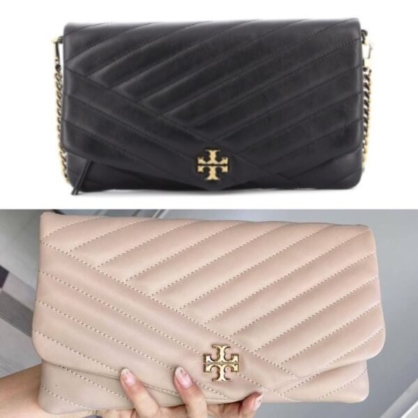 Tory Burch Kira Chevron Clutch