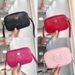 Salvatore Ferragamo Gancini Leather Camera Bag