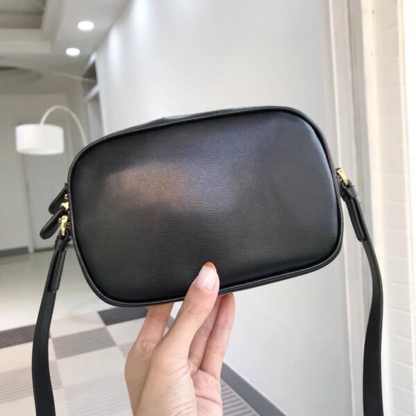Salvatore Ferragamo Gancini Leather Camera Bag