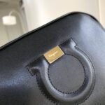 Salvatore Ferragamo Gancini Leather Camera Bag