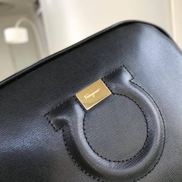 Salvatore Ferragamo Gancini Leather Camera Bag