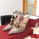 Valentino Rockstud Ankle Strap Pump