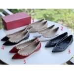 Valentino Patent Rockstud Ballet Flat