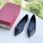 Valentino Patent Rockstud Ballet Flat
