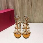 Valentino Rockstud Ankle Strap Sandal