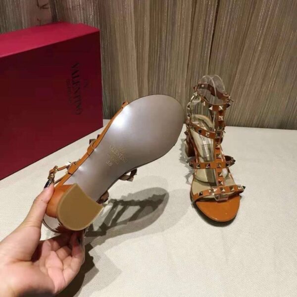 Valentino Rockstud Ankle Strap Sandal