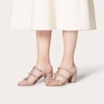 Valentino Rockstud Calfskin Leather Heels