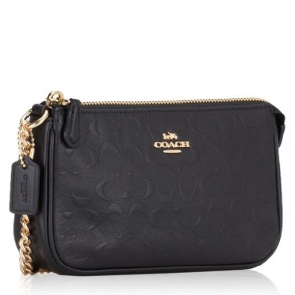 Coach Large Wristlet 19 in Signature Leather