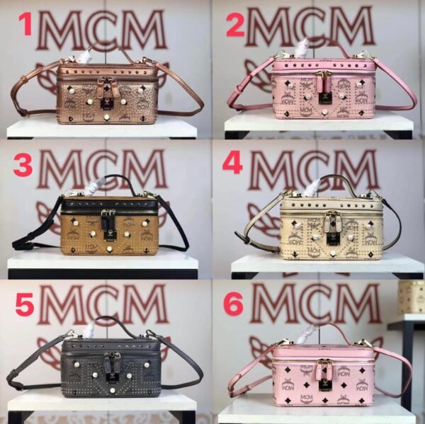 MCM Rockstar Vanity Monogram-Print Crossbody Bag