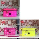 MCM Rockstar Vanity Monogram-Print Crossbody Bag