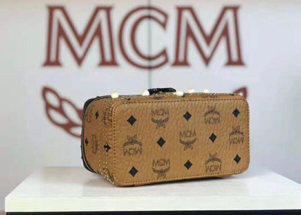 MCM Rockstar Vanity Monogram-Print Crossbody Bag