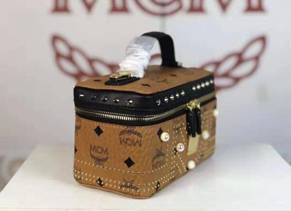 MCM Rockstar Vanity Monogram-Print Crossbody Bag