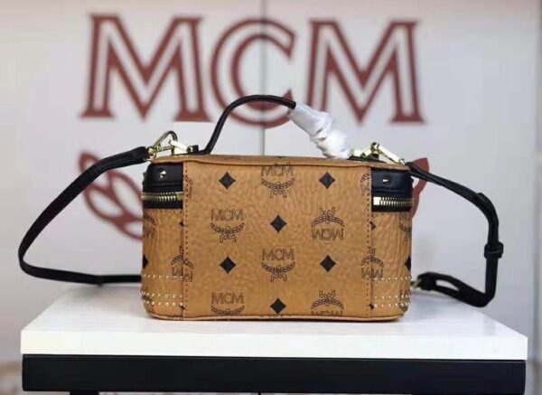 MCM Rockstar Vanity Monogram-Print Crossbody Bag