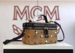 MCM Rockstar Vanity Monogram-Print Crossbody Bag