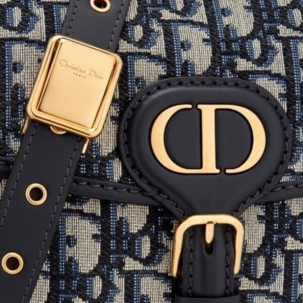 Christian Dior Bobby Bag Blue Oblique Jacquard