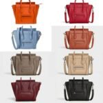 Celine Nano Luggage Bag in Drummed Calfskin