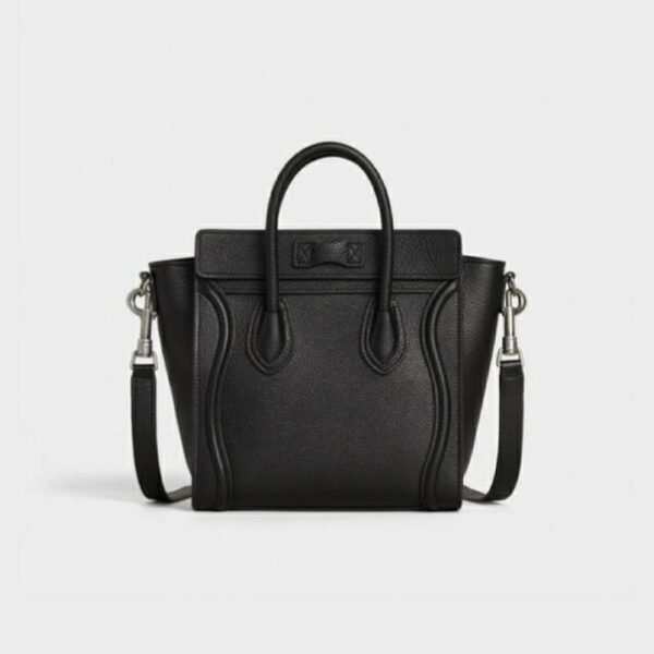 Celine Nano Luggage Bag in Drummed Calfskin