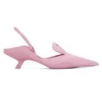Prada Brushed Leather Slingback Pump