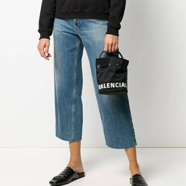 Balenciaga Wheel XS drawstring bucket bag